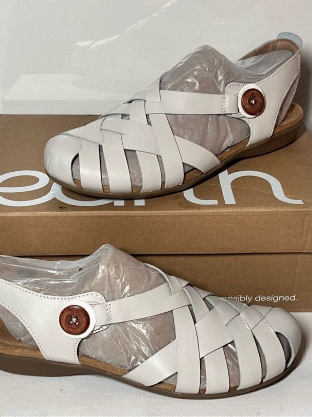 Earth Belita Leather Fisherman Sandals